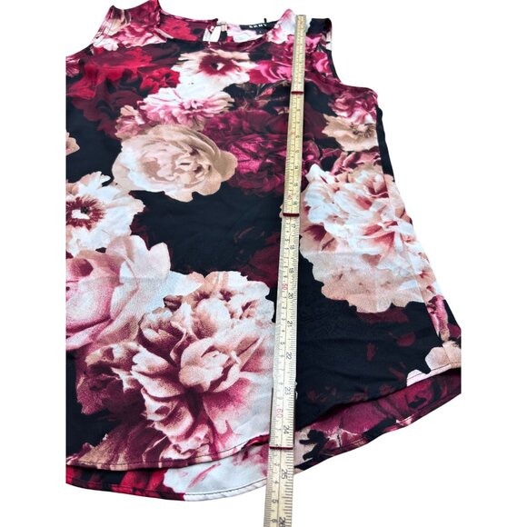 Floral Sleeveless Blouse By DKNY S Polyester Blend Womens Top - Picture 4 of 12